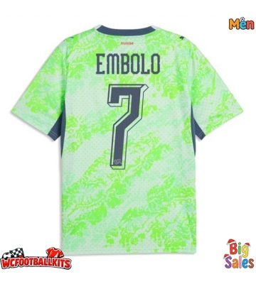 Switzerland Breel Embolo #7 Replica Away Stadium Shirt World Cup 2026 Short Sleeve